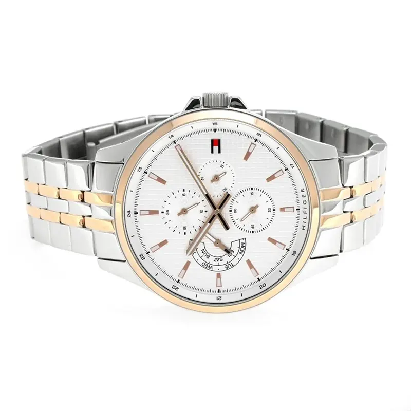 Tommy Hilfiger Shawn White Dial Chronograph Men's Watch- 1791617